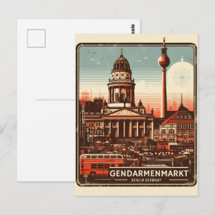 Postal Plaza Gendarmenmarkt Berlín - la Konzerthaus