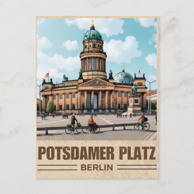 Postal Plaza Gendarmenmarkt Berlín - potsdamer platz (Anverso)