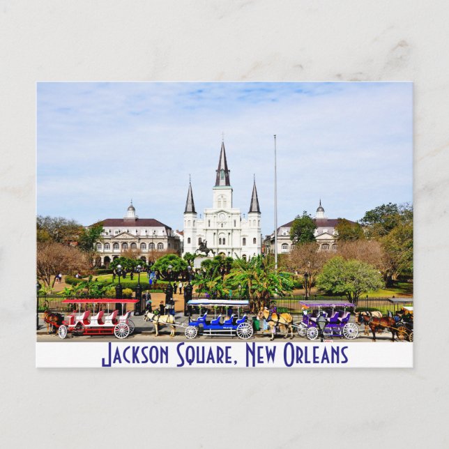 Postal Plaza Jackson en Nueva Orleans, Luisiana (Anverso)