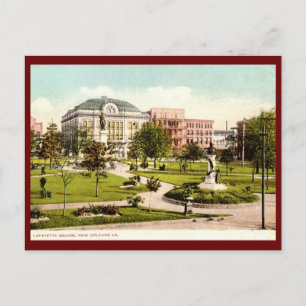 Postal Plaza Lafayette, Nueva Orleans 1907 Vintage