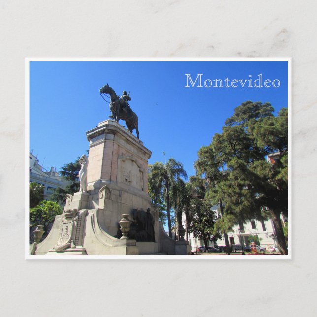 Postal plaza libertad montevideo (Anverso)