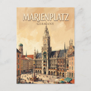 Postal Plaza Marienplatz Múnich Alemania