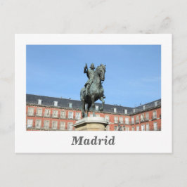 Postal Plaza Mayor, Madrid Postcard