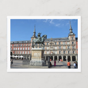Postal Plaza Mayor, Madrid Postcard