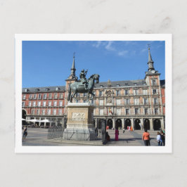Postal Plaza Mayor, Madrid Postcard