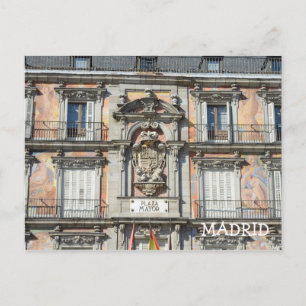 Postal Plaza Mayor, Madrid Postcard