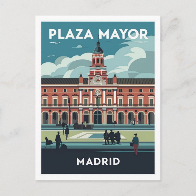 Postal Plaza Mayor, Madrid Travel (Anverso)