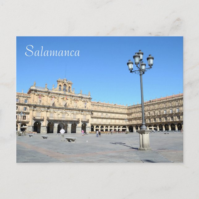 Postal Plaza Mayor, Salamanca (Anverso)