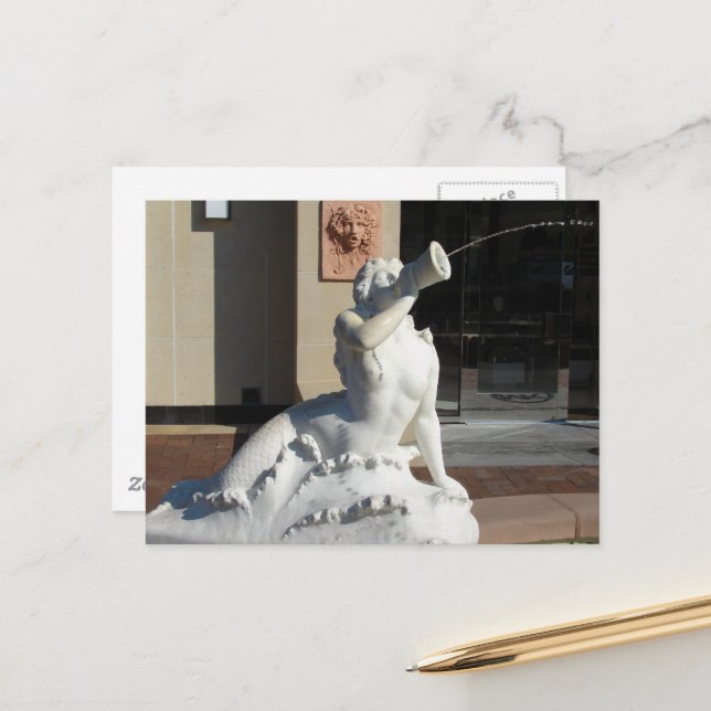 Postal Plaza Mermaid (Anverso/Reverso In Situ)