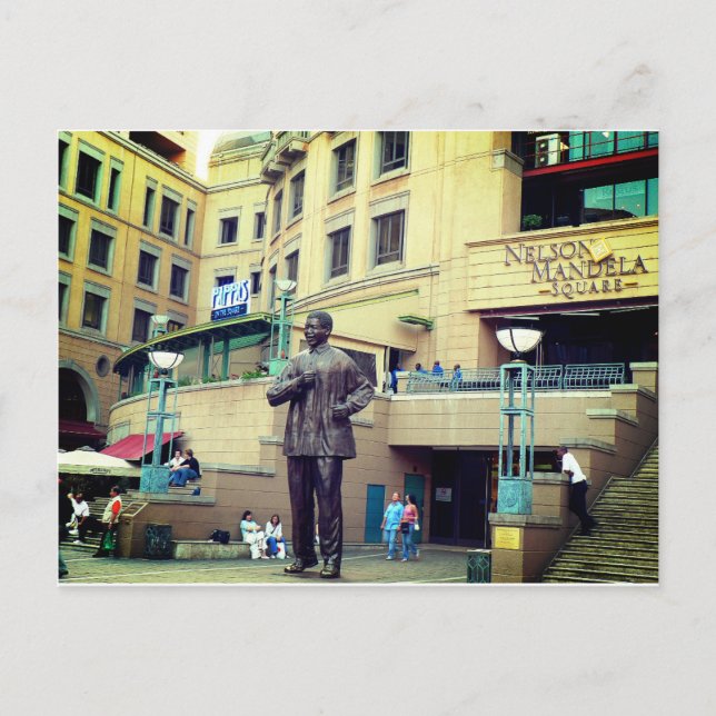 Postal Plaza Nelson Mandela, Sudáfrica (Anverso)