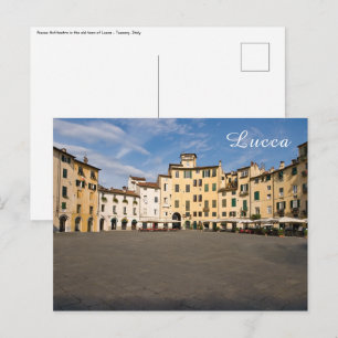 Postal Plaza Piazza Anfiteatro en Lucca - Toscana, Italia