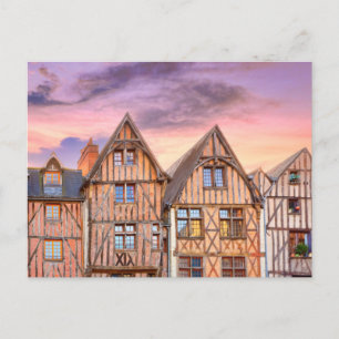 Postal Plaza Plumereau en Tours, Francia