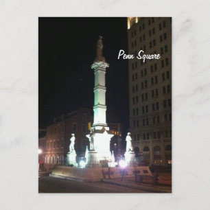 Postal Plaza por la noche