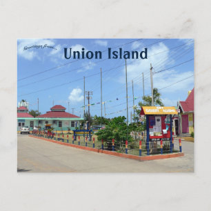 Postal Plaza principal de Union Island