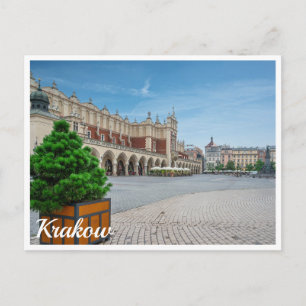 Postal Plaza principal en el casco antiguo de Cracovia, P