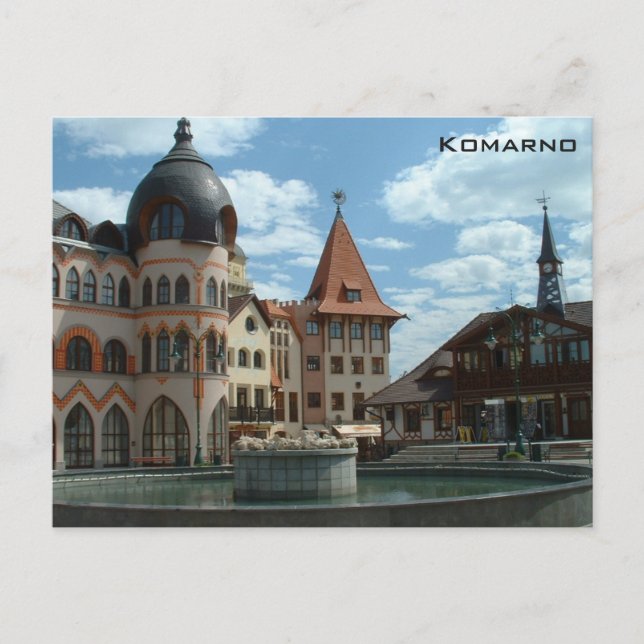 Postal Plaza principal - Komarno (Anverso)