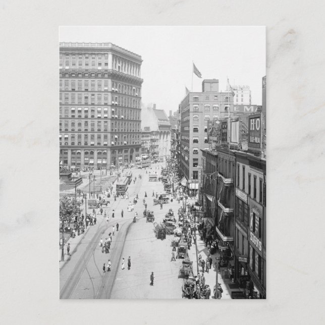 Postal Plaza Pública, Cleveland: 1915 (Anverso)