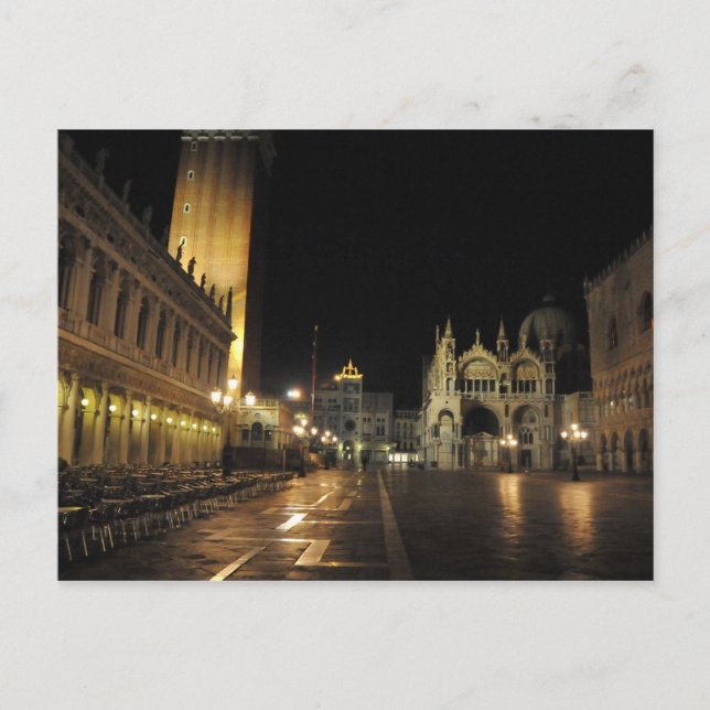 Postal Plaza San Marco, Venecia Italia (05:30) (Anverso)