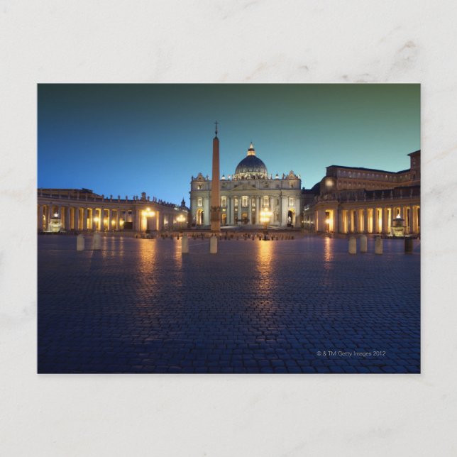 Postal Plaza St Peters, Roma, Italia (Anverso)