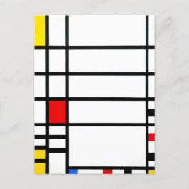 Postal Plaza Trafalgar por Piet Mondrian - Arte moderno