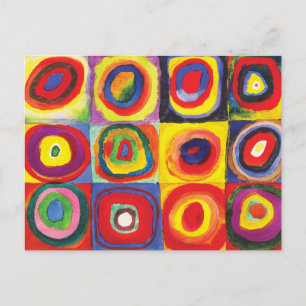 Postal Plazas con círculos concéntricos Hiroaki Takahashi