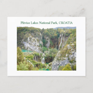 Postal PLITVICE LAKES PARQUE NACIONAL, CROATIAPostcard