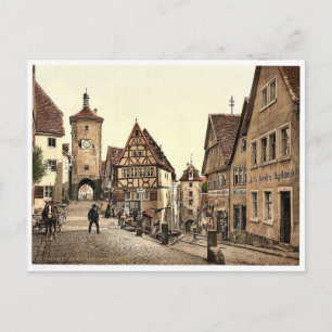 Postal Ploenlein, Rothenburg (es decir, ob der Tauber), B