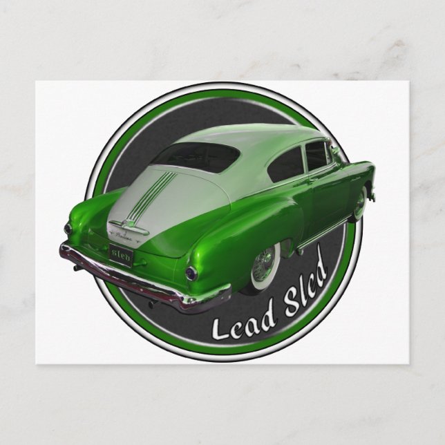 Postal plomo pontícola flake verde metalizado flake lowri (Anverso)