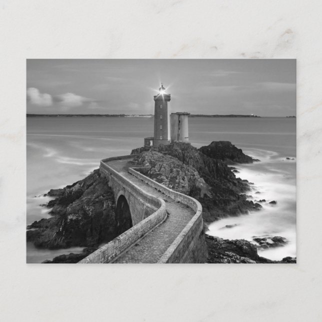 Postal Plouzane blanco y negro (Anverso)