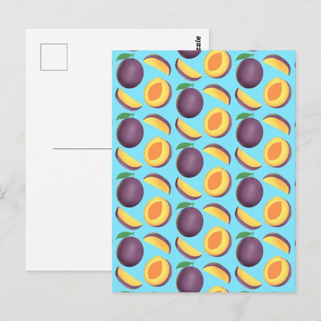 Postal Plum Fruit (Anverso / Reverso)