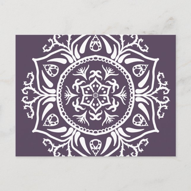 Postal Plum Mandala (Anverso)