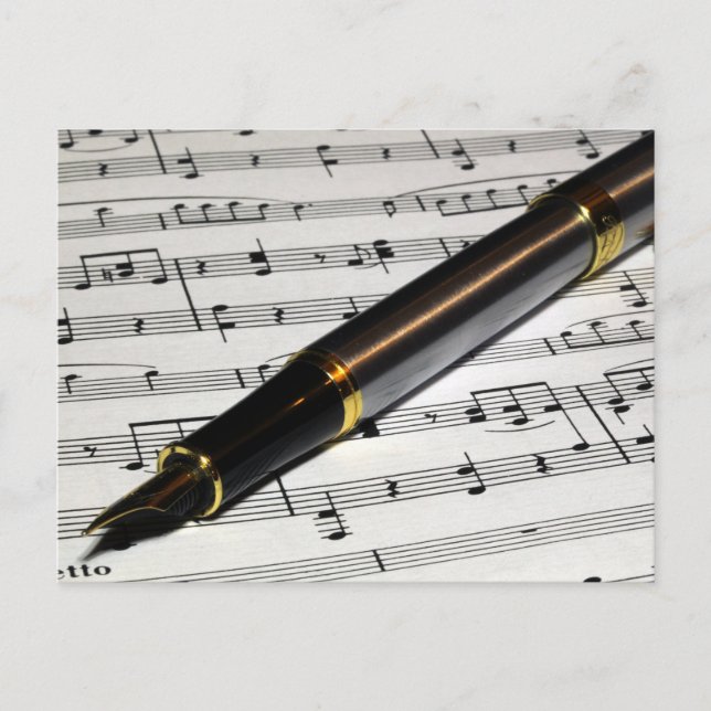 Postal Pluma estilográfica (Anverso)