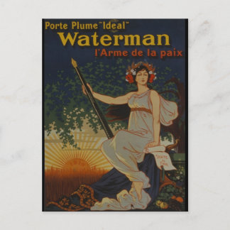 Postal Pluma ideal para 1919