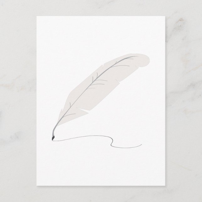 Postal Pluma Quill (Anverso)
