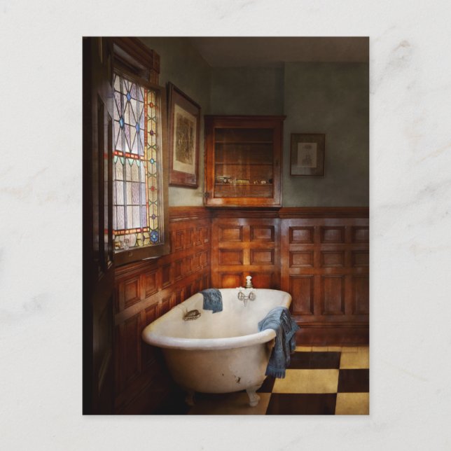 Postal Plumber - Tiempo de baño (Anverso)