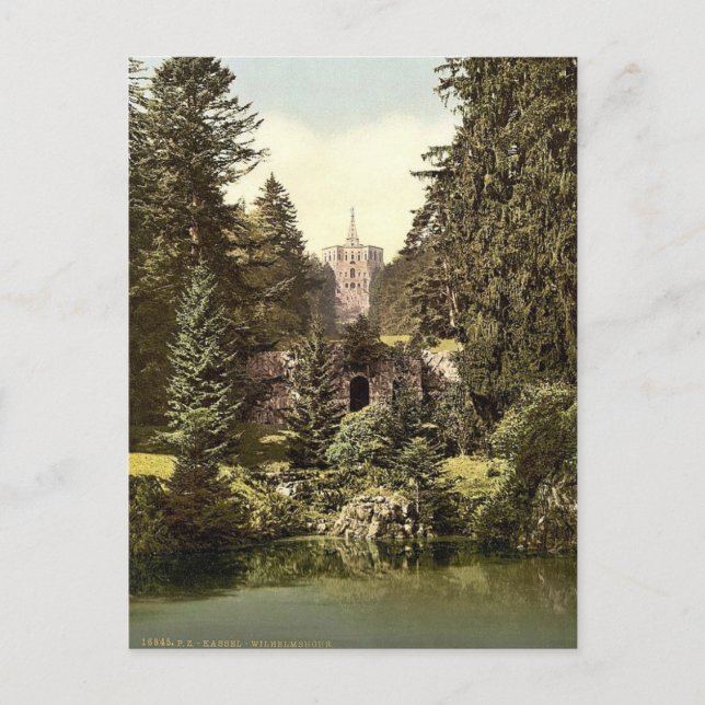 Postal Pluto Grotto y Hércules, Wilhelmshohe, Cassel (i (Anverso)