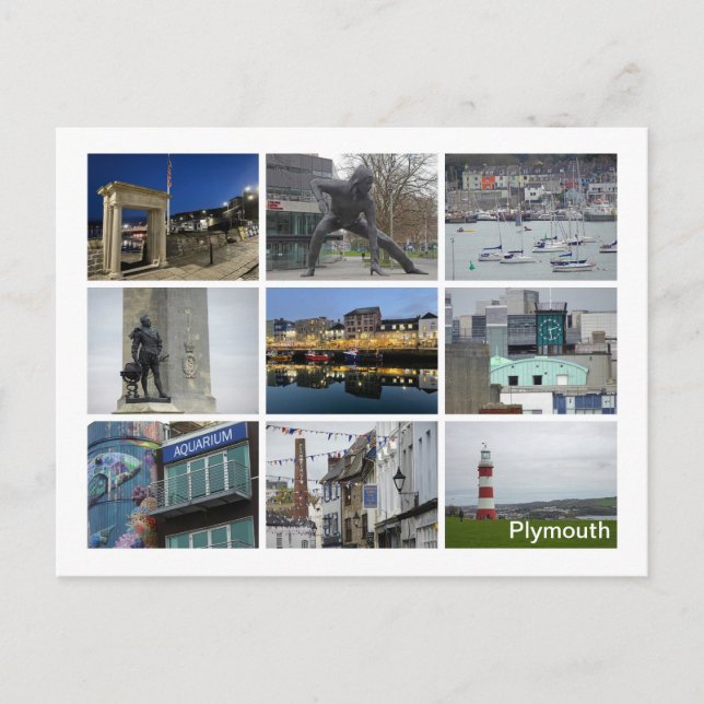 Postal Plymouth (Anverso)
