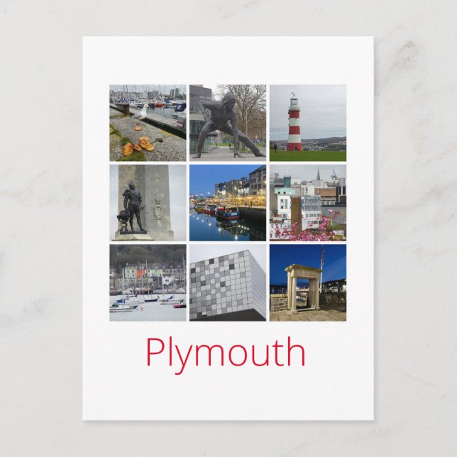 Postal Plymouth (Anverso)