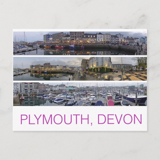 Postal Plymouth (Anverso)