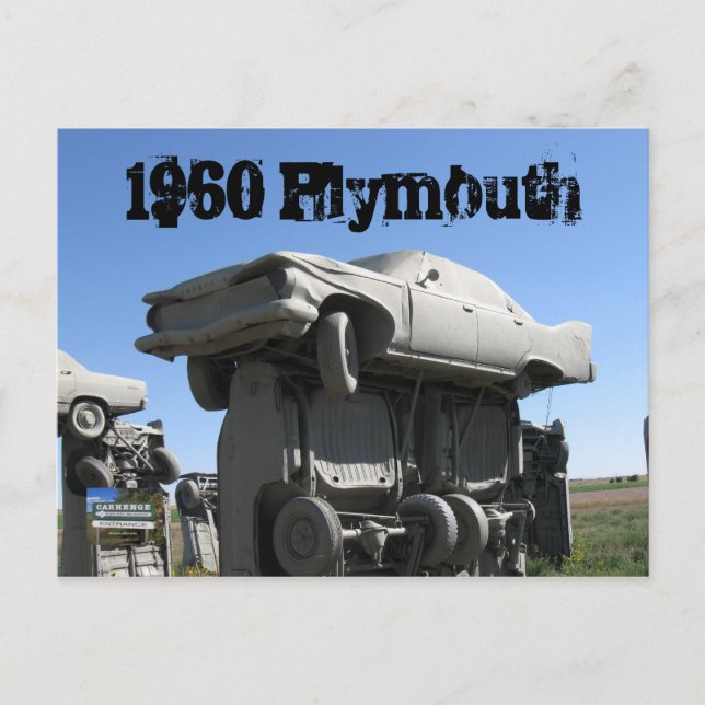 Postal Plymouth 1960 (Anverso)