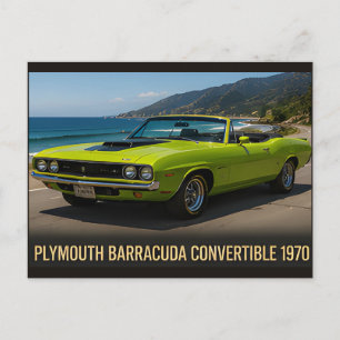 Postal Plymouth Barracuda Convertible 1970