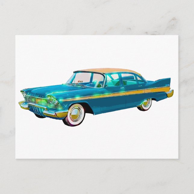 Postal Plymouth Belvedere 1957 (Anverso)