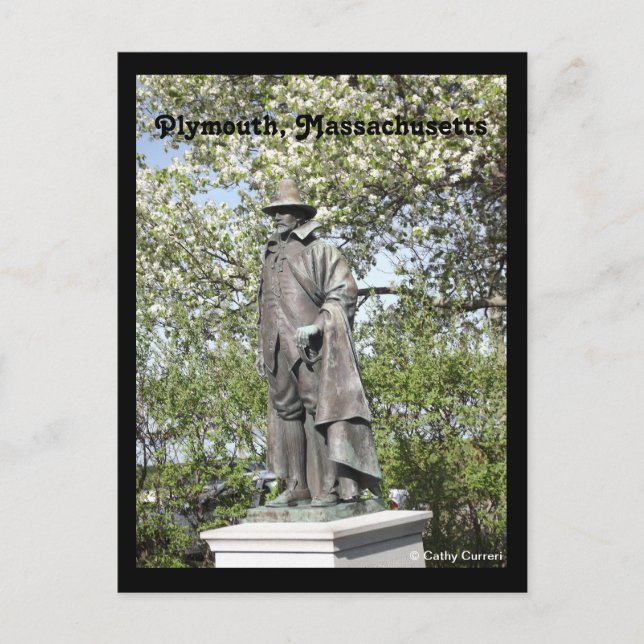 Postal Plymouth, Massachusetts (Anverso)