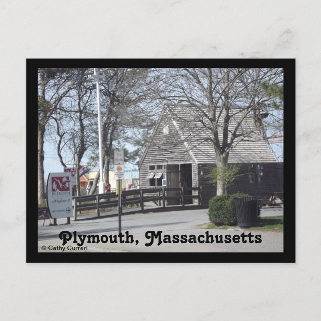 Postal Plymouth, Massachusetts (Anverso)