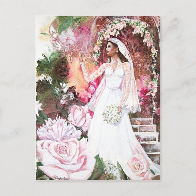 Postal PMACarlson Kate la novia de la princesa (Anverso)