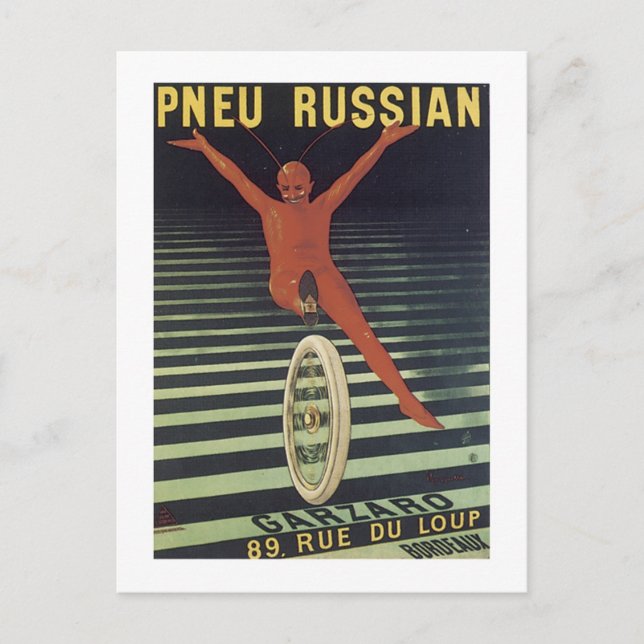Postal Pneu Russian (Anverso)