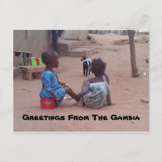 Postal Poblaciones Infantiles Gambia