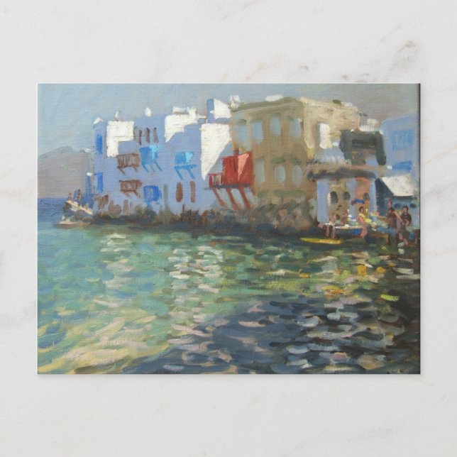 Postal Poca Venecia Mykonos (Anverso)