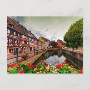 Postal Poca Venecia, Venise menudo, en Colmar, Francia