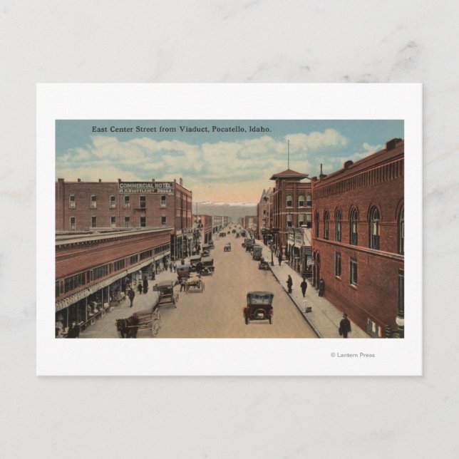 Postal Pocatello, ID - Vista del Centro E. (Anverso)